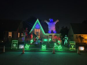 Halloween display at 2376 Riverside Drive, Wantagh