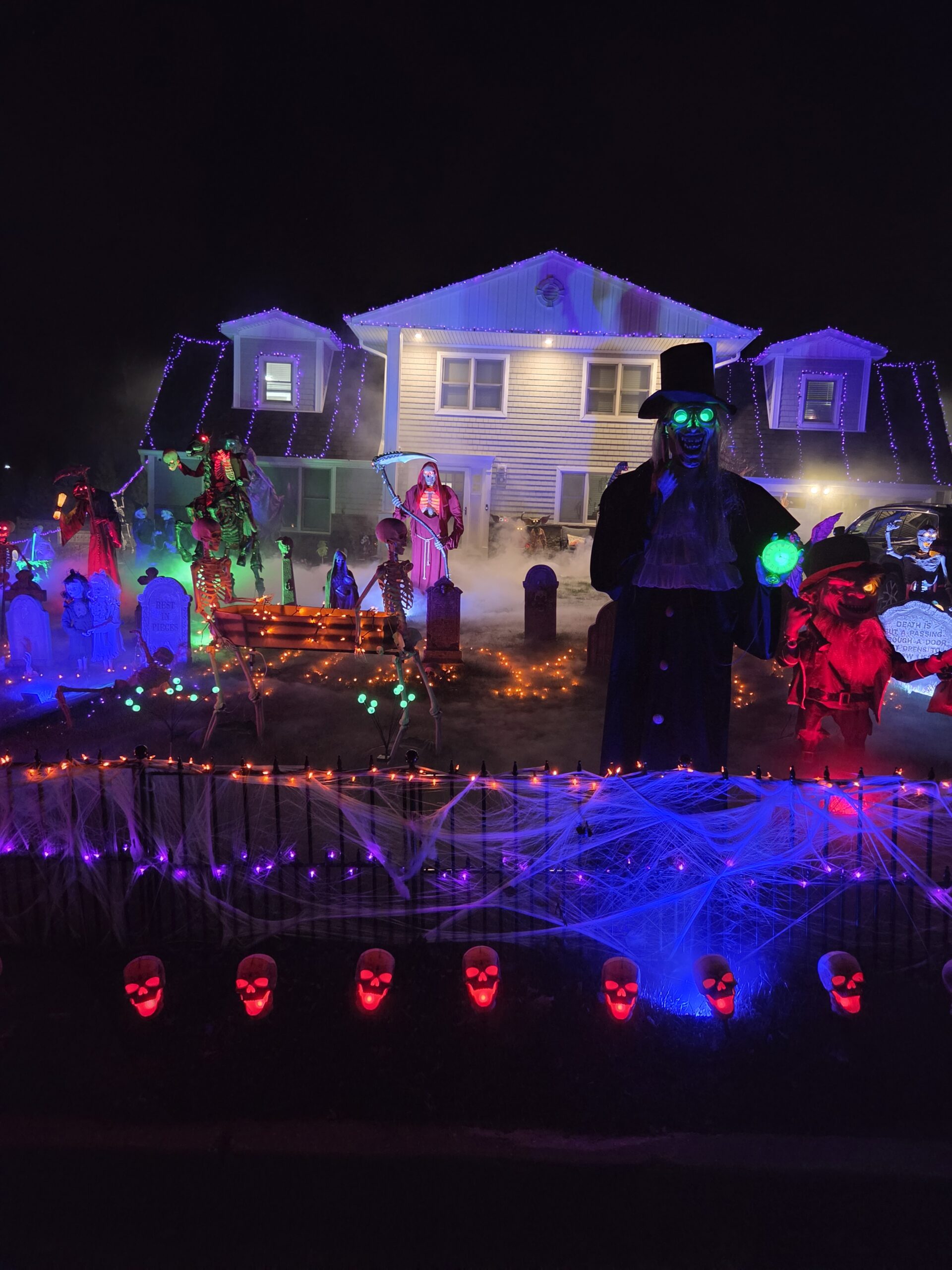 Halloween display at 59 Wichard Boulevard, Commack, NY - photo 1