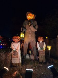 Halloween display at 95 Freya Rd, Rocky Point