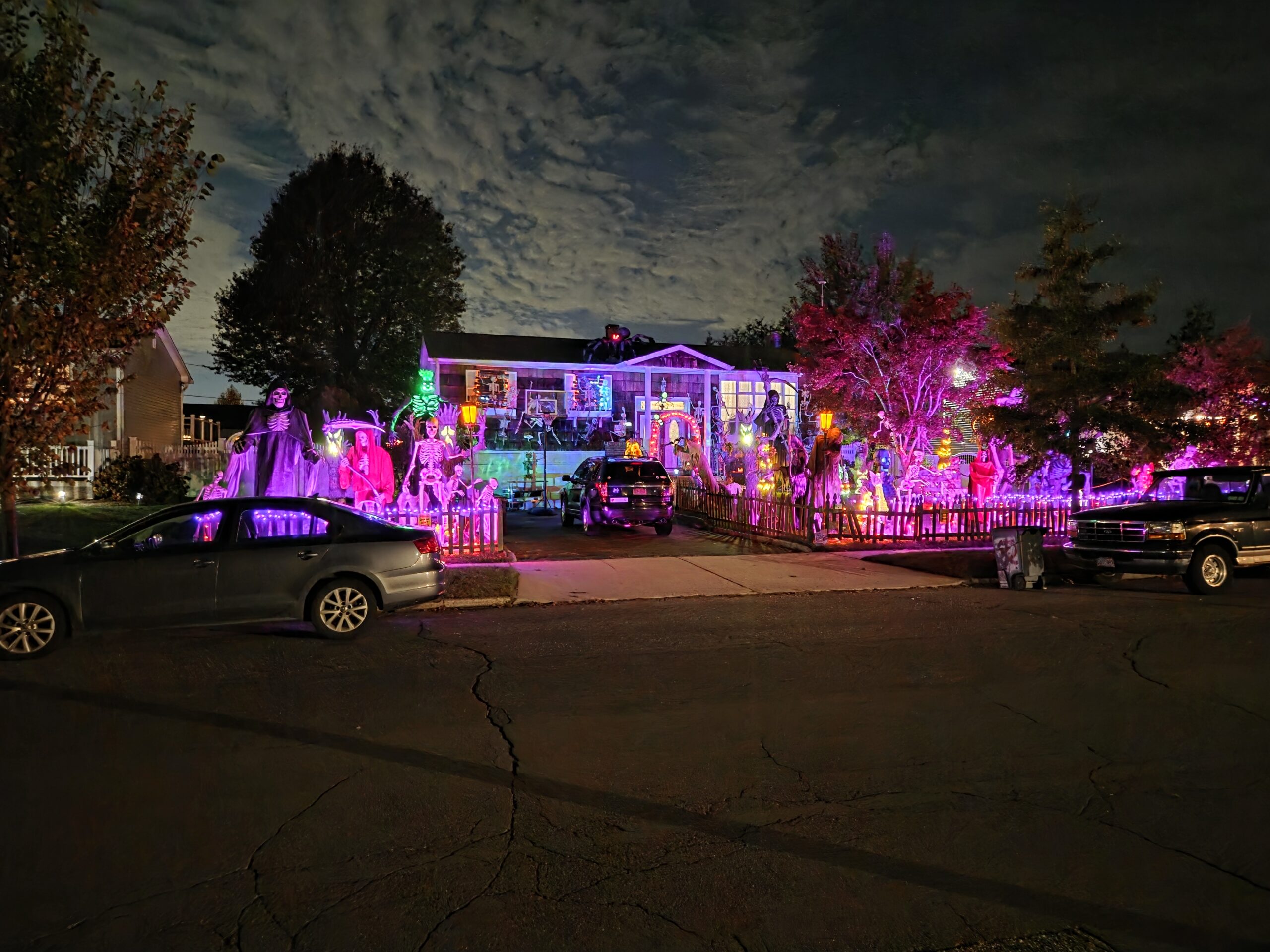 Halloween display at 82 Ashland Drive, Kings Park, NY - photo 1