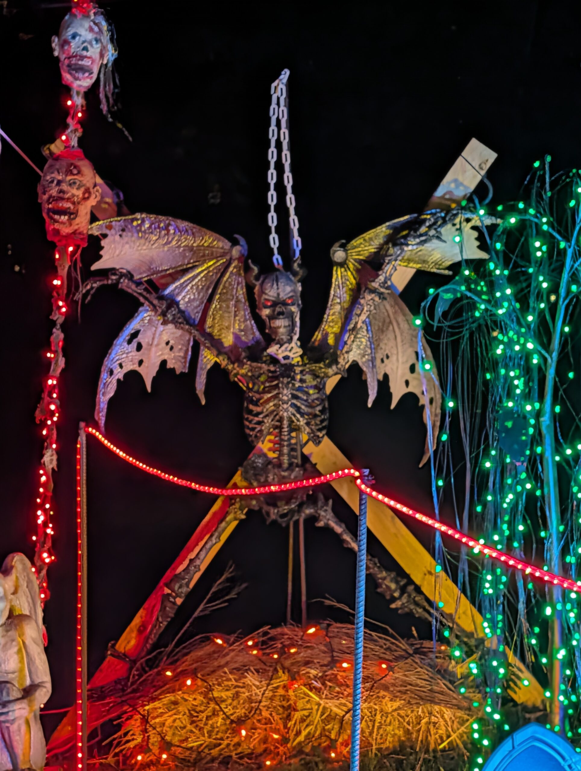 Halloween display at 85 lone oak path, Smithtown, NY - photo 1
