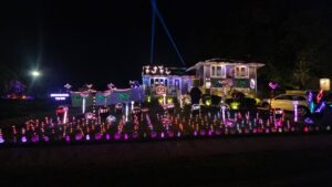 Halloween display at 3980 eve drive, Seaford