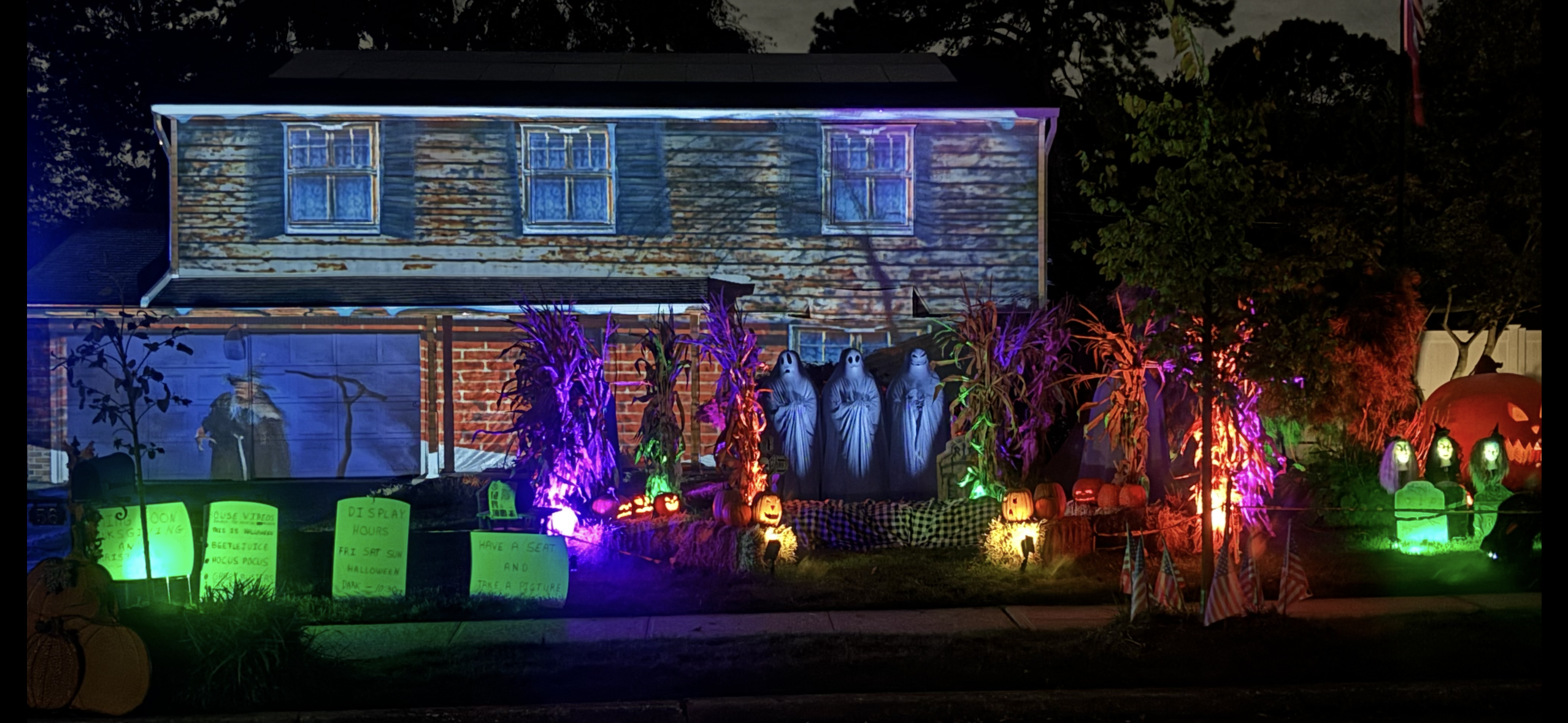 Halloween display at 56 Roy Drive, Nesconset, NY - photo 1