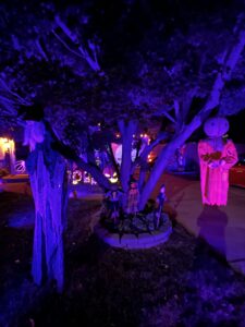 Halloween display at 265 Stewart Avenue, Bethpage