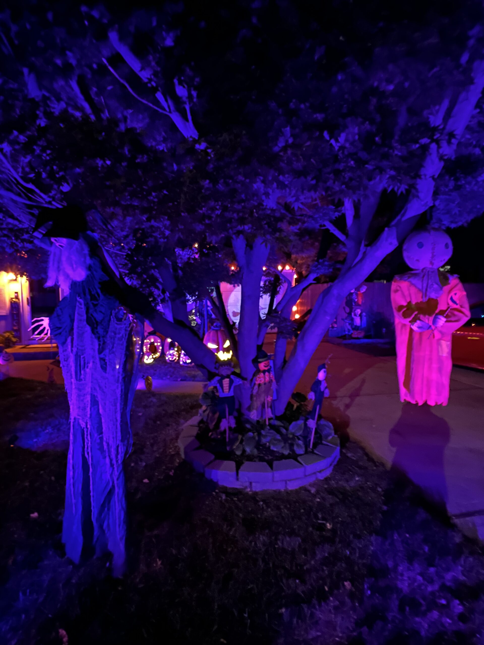 Halloween display at 265 Stewart Avenue, Bethpage, NY - photo 1