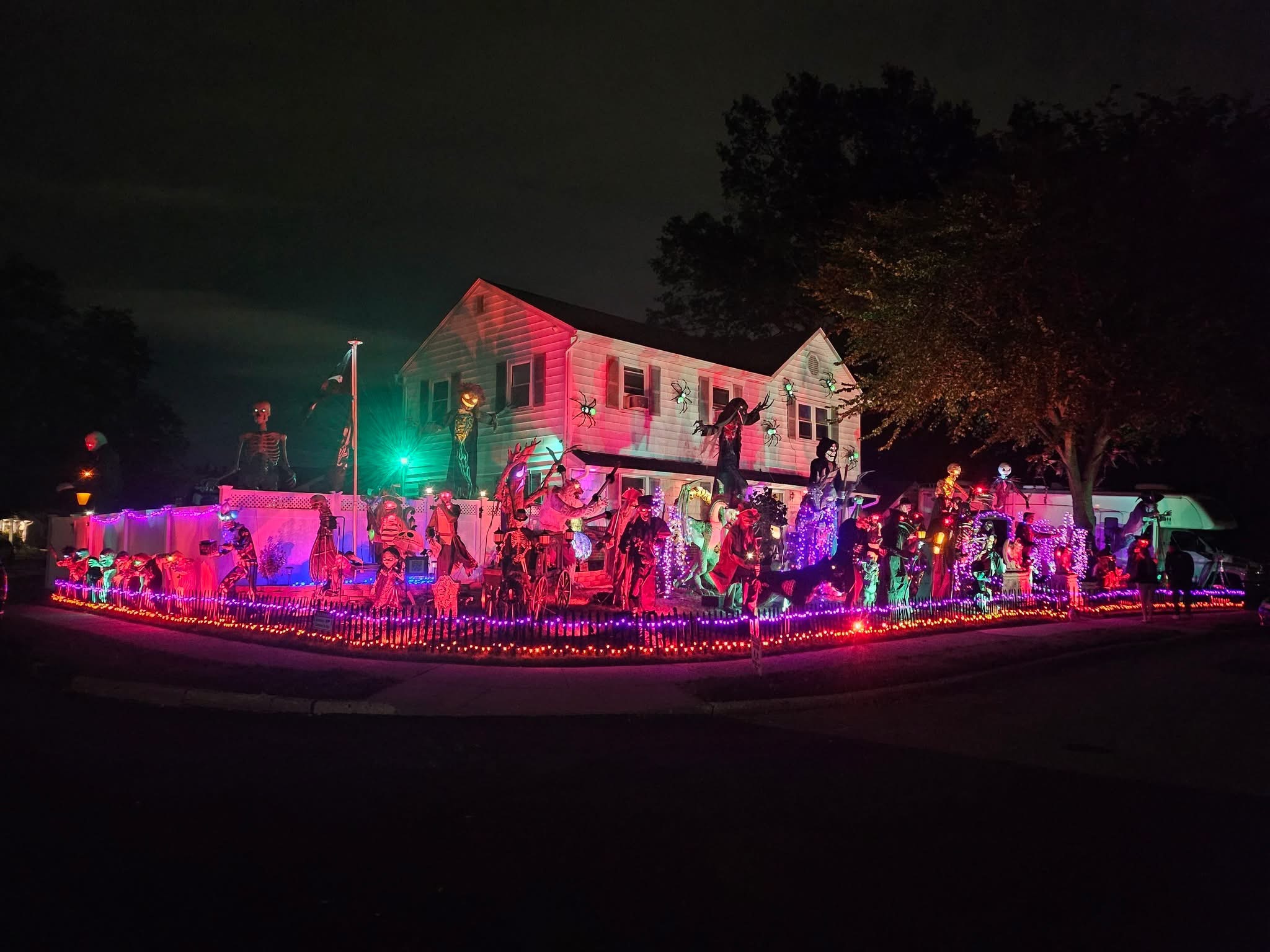 Halloween display at 2587 First Ave, East Meadow, NY - photo 1