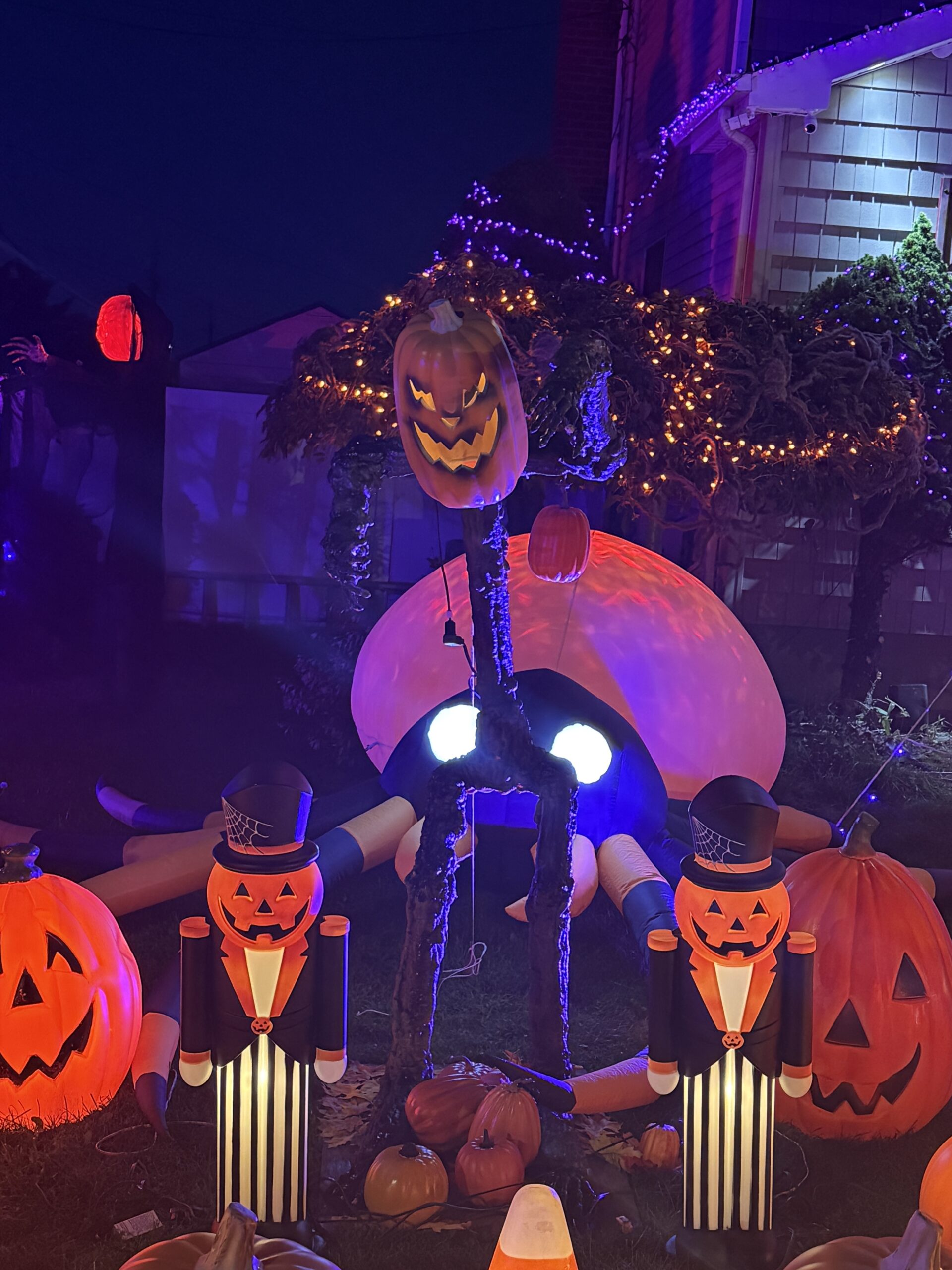 Halloween display at 72 7th Avenue, West Babylon, NY - photo 1