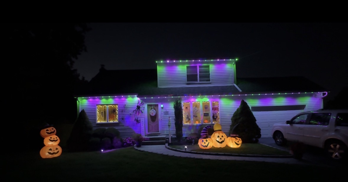 Halloween display at 1476 4th Street, West Babylon, NY - photo 1