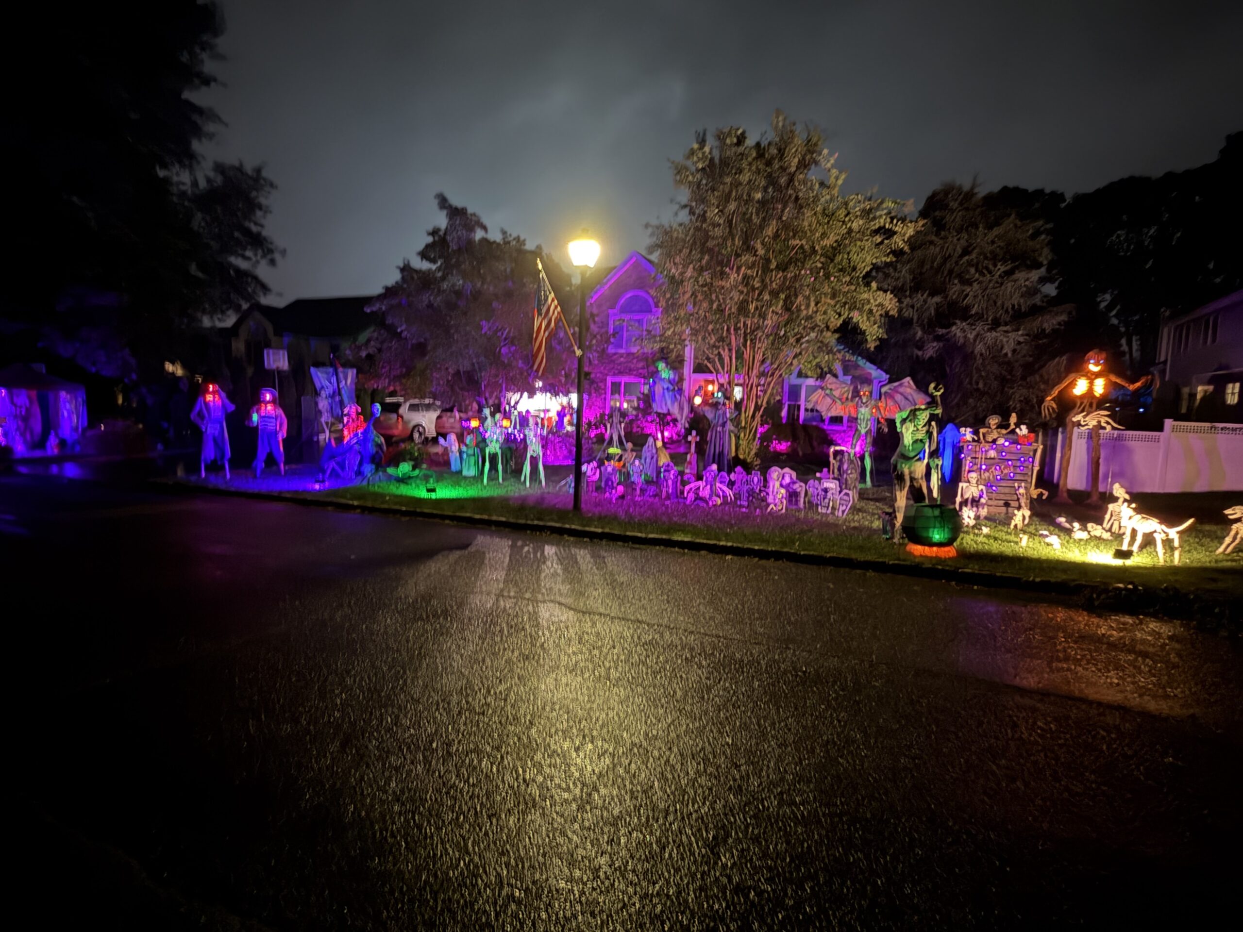 Halloween display at 6 Morgan Court, Smithtown, NY - photo 1