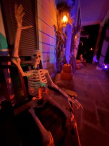Halloween display at 107 South Country Road, Patchogue