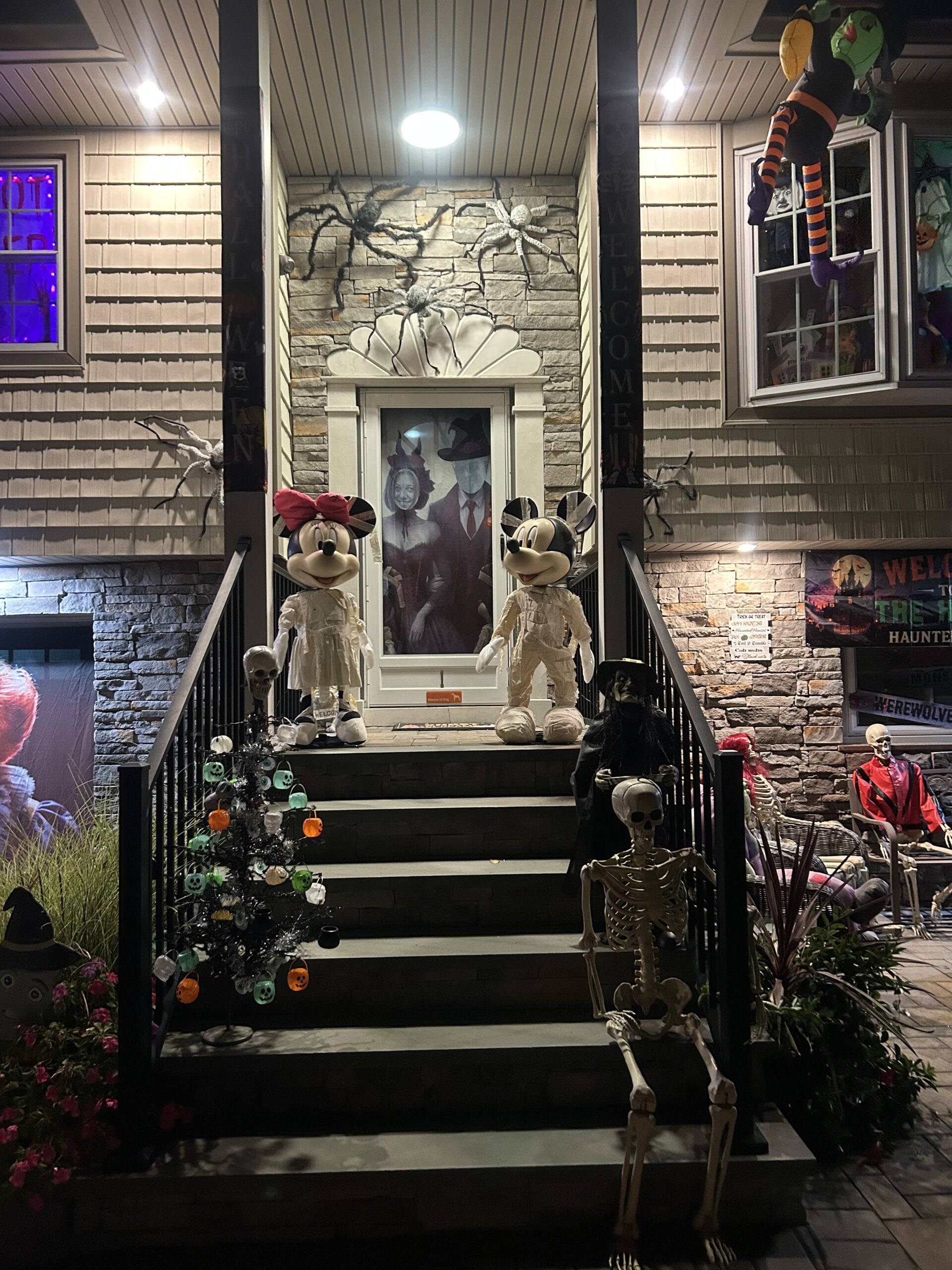 Halloween display at 1 Field Court, Hicksville, NY - photo 1