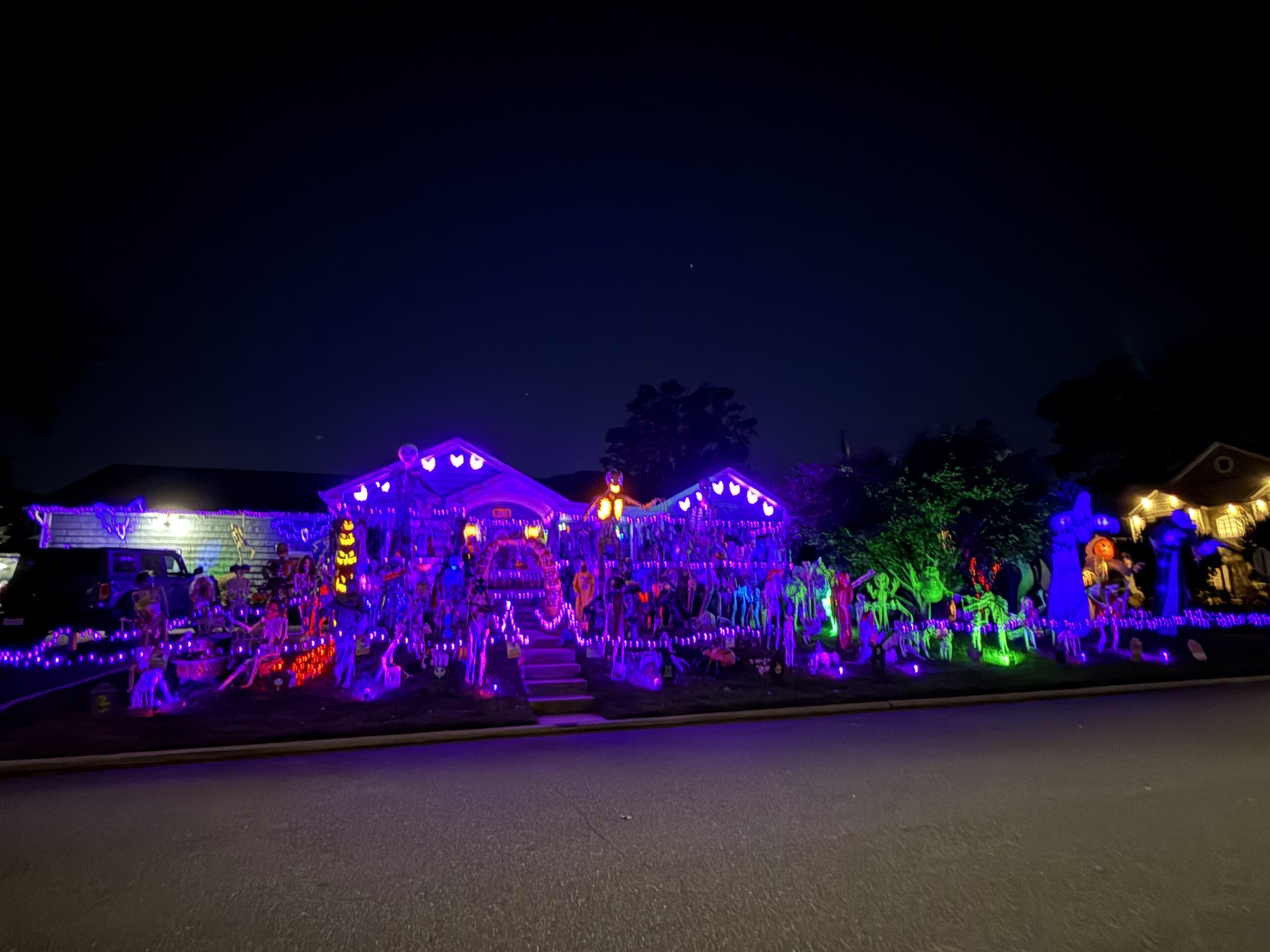 Halloween display at 1586 Hendrickson Avenue, Merrick, NY - photo 1