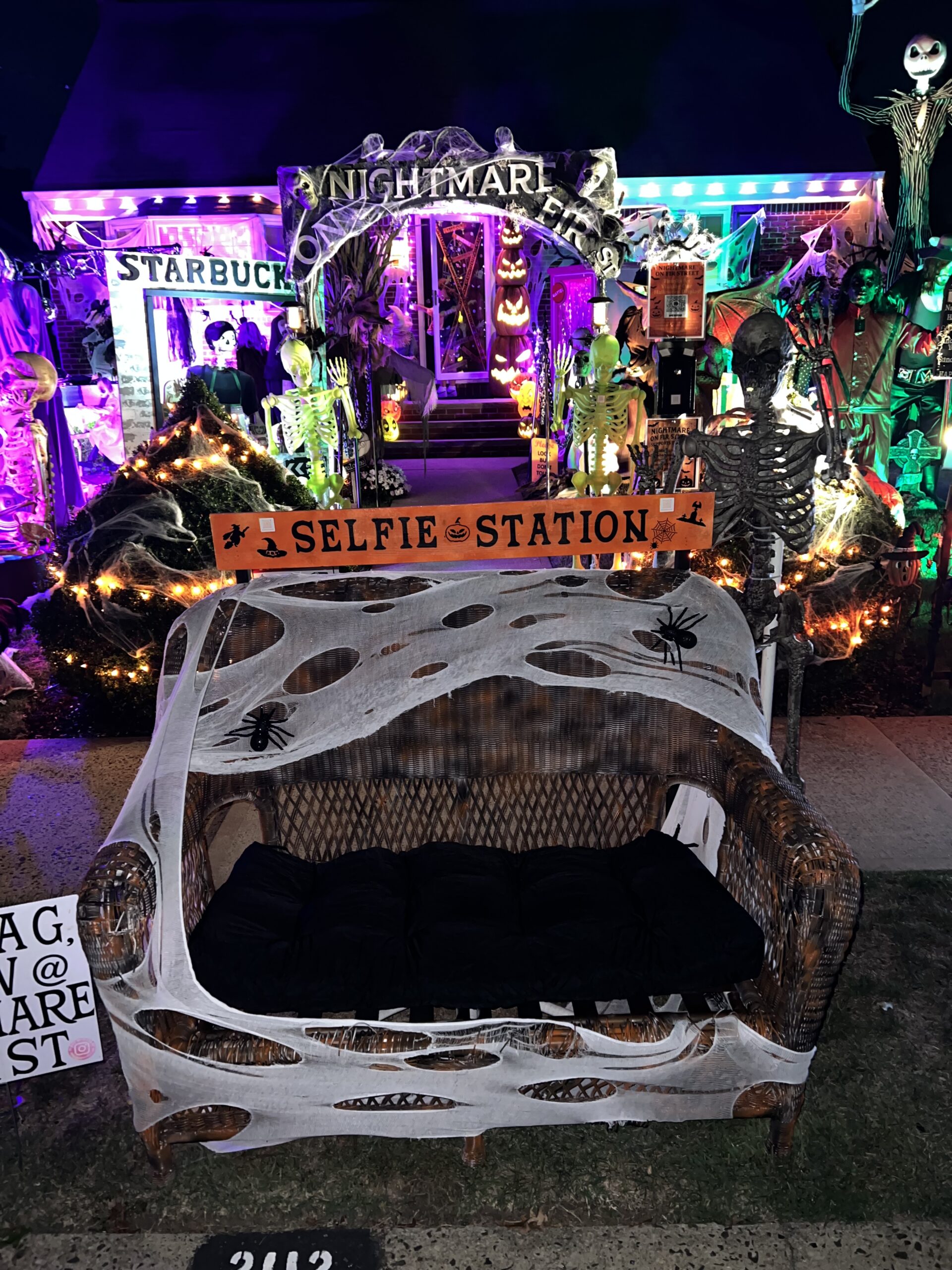 Halloween display at 2112 Fir Street, Wantagh, NY - photo 1