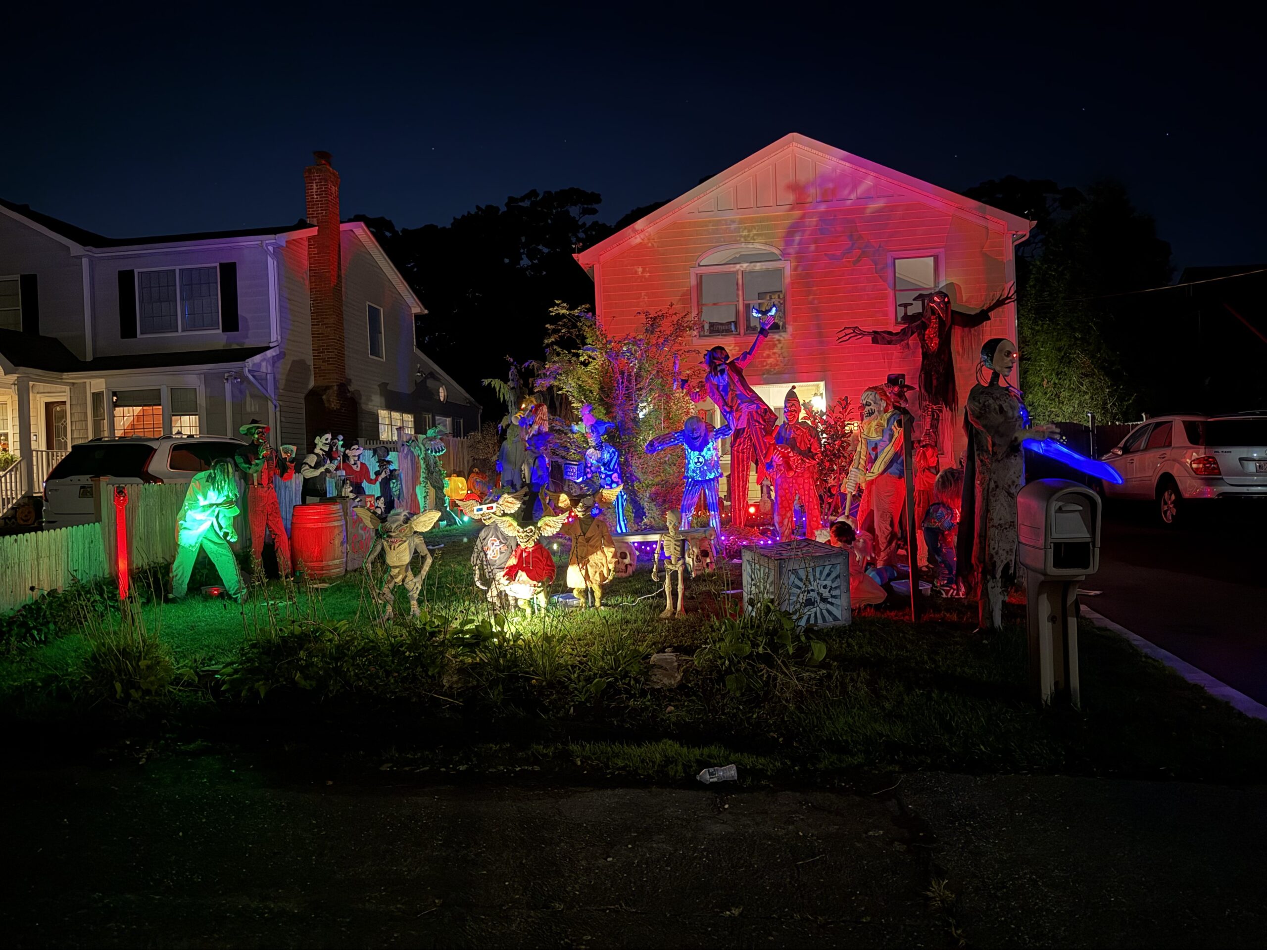 Halloween display at 68 Hollywood Drive, Oakdale, NY - photo 1