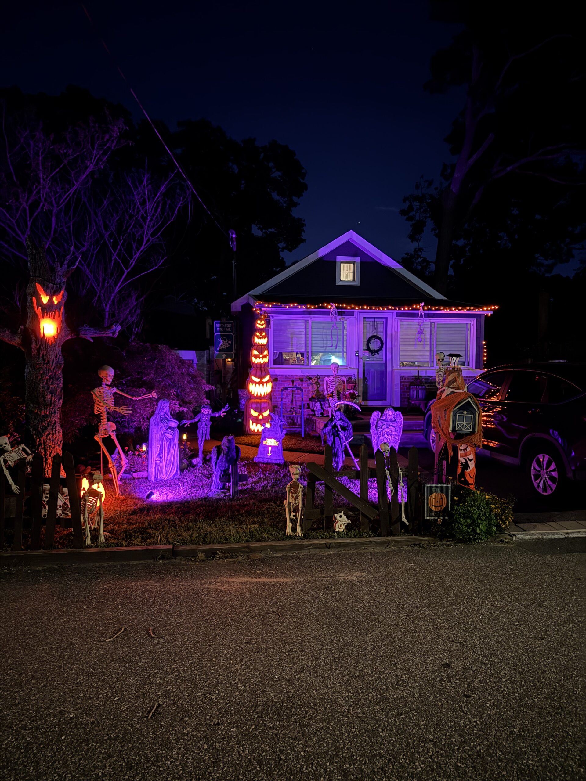 Halloween display at 31 Sherman Street, Patchogue, NY - photo 1