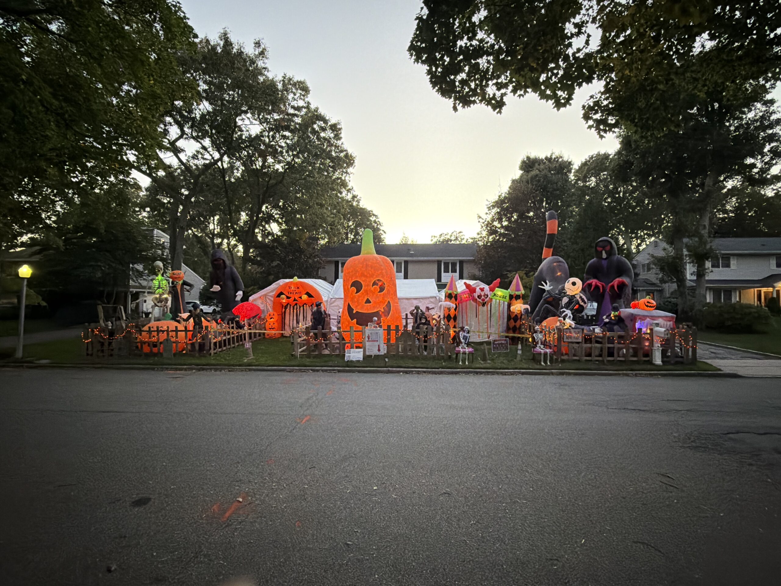 Halloween display at 16 field daisy ln east northport 11731, East Northport, NY - photo 1