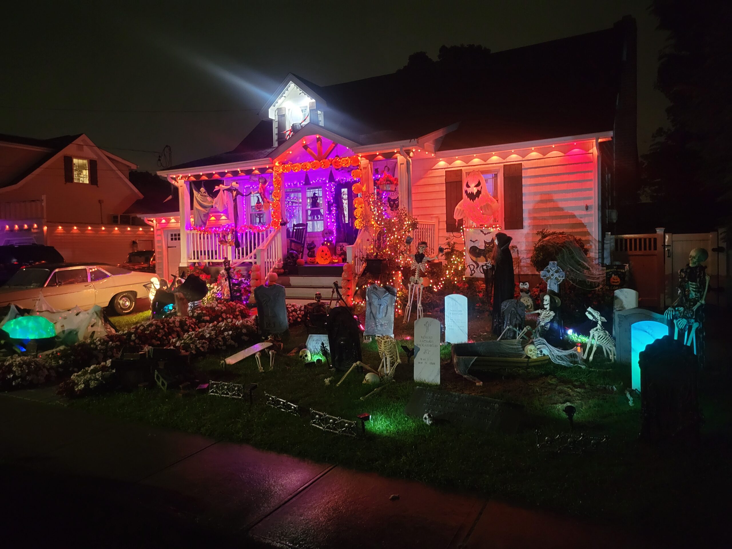 Halloween display at 595 Rudwick Pl, East Meadow, NY - photo 1