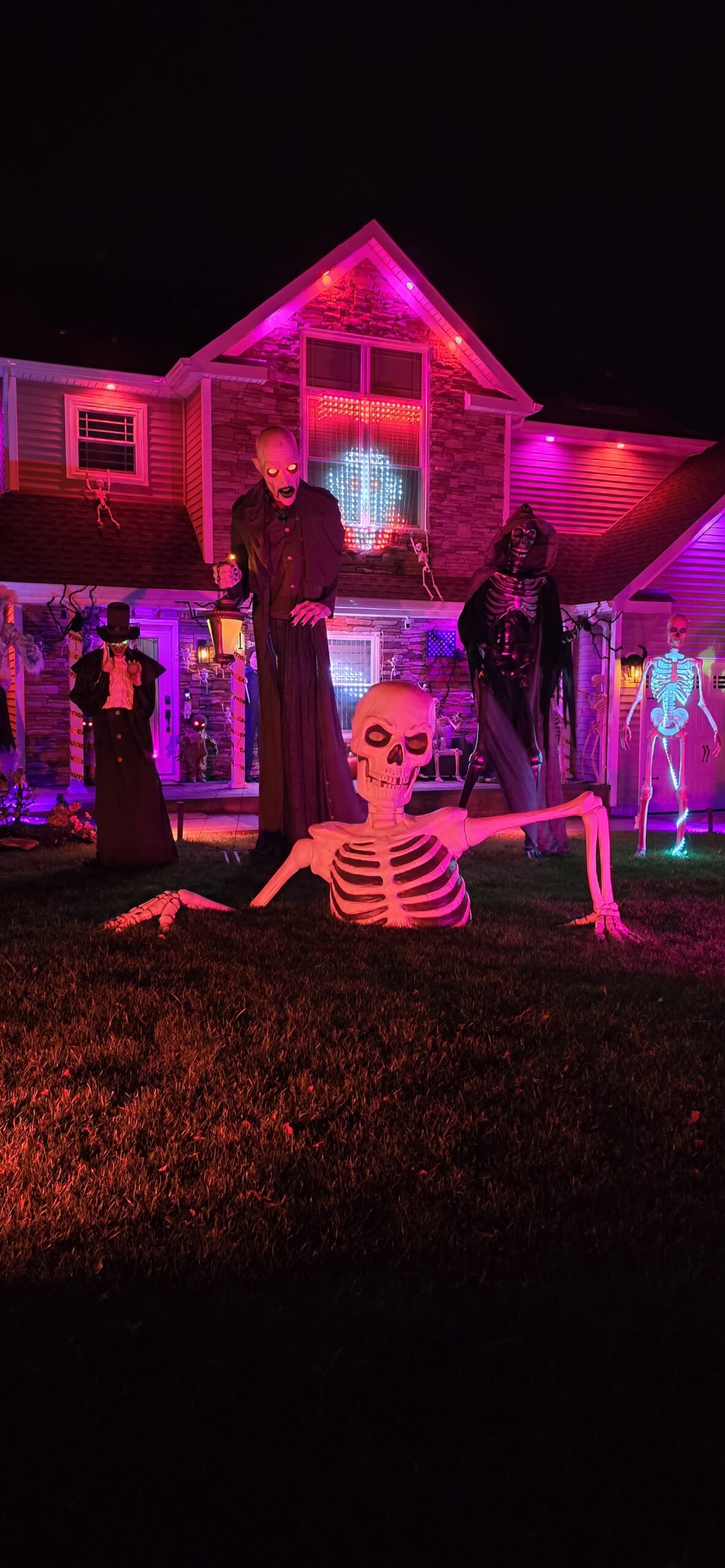 Halloween display at 1 Laurel Crescent, Manorville, NY - photo 1