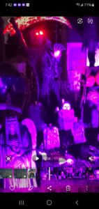 Halloween display at 236 Bushwick Ave, Merrick