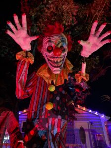 Halloween display at 123 Liberty Ave, Lindenhurst