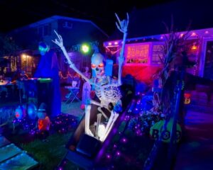 Halloween display at 2112 Fir Street, Wantagh