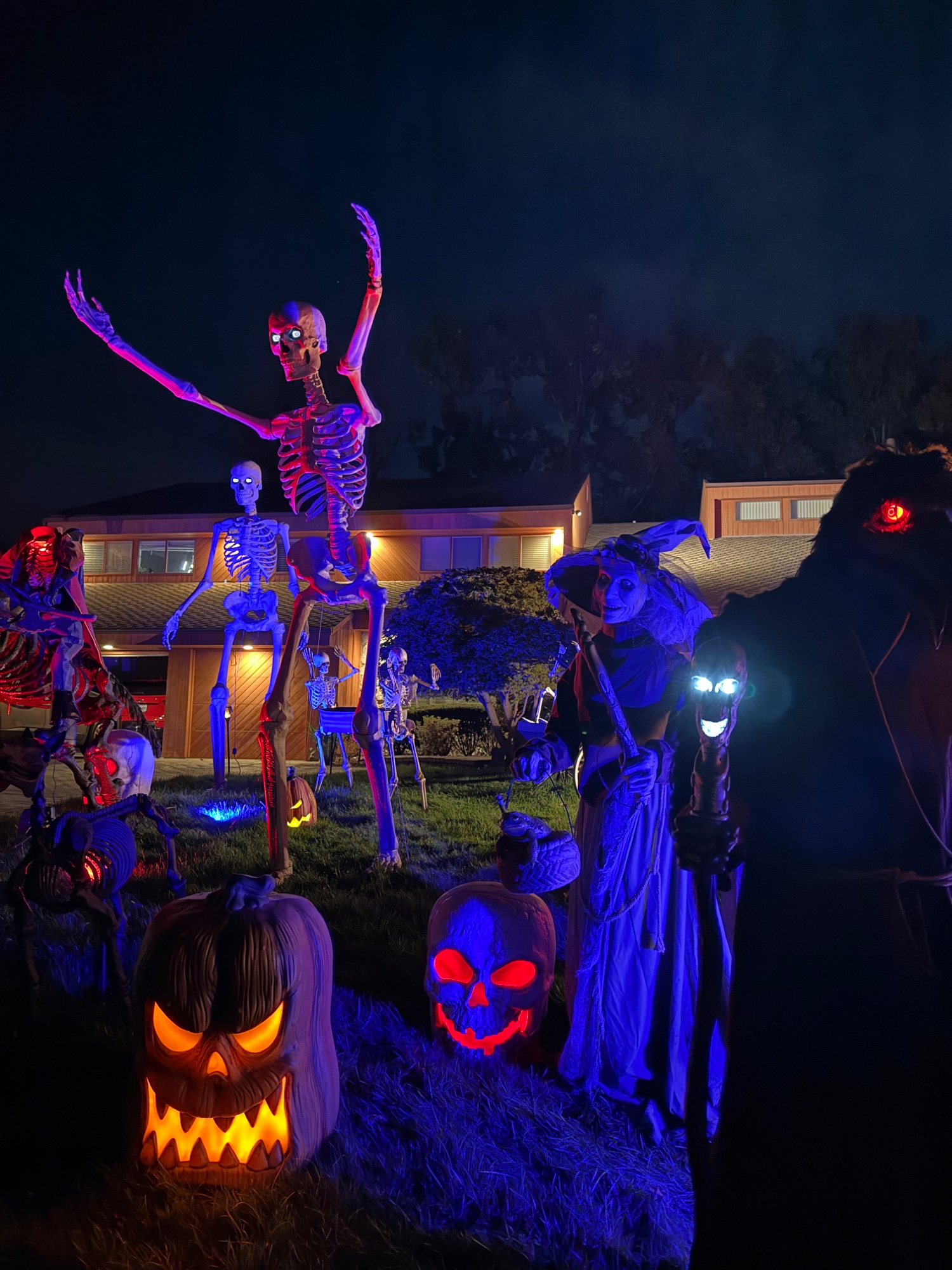 Halloween display at 6 Presidential Drive East, Plainview, NY - photo 1