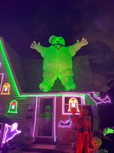 Halloween display at 2376 Riverside Drive, Wantagh