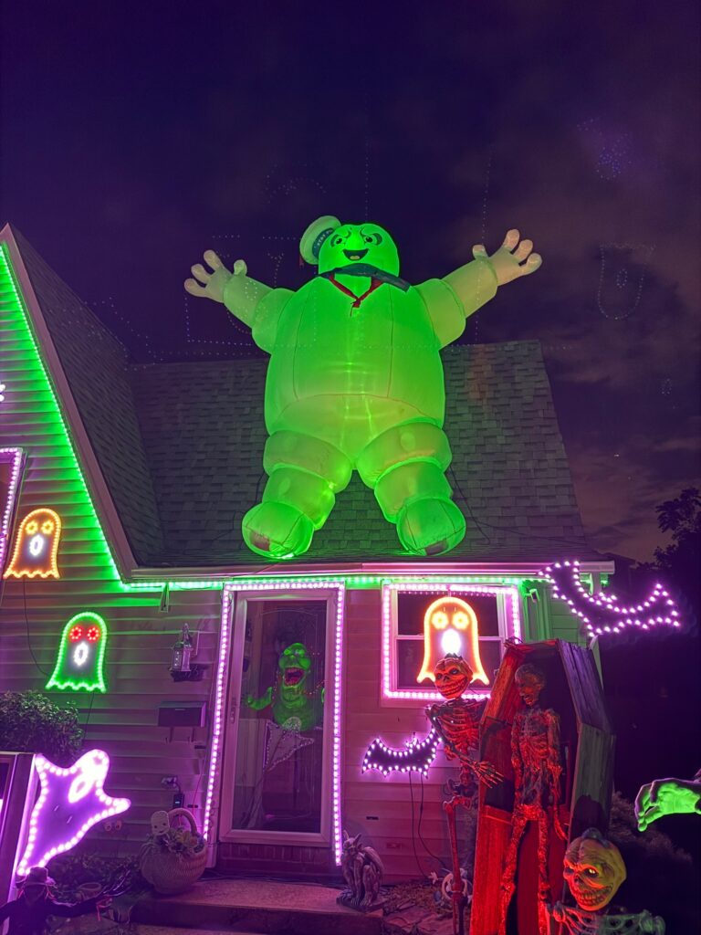 Halloween display at 2376 Riverside Drive, Wantagh