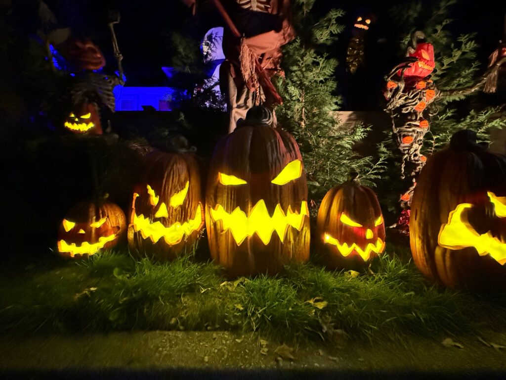 Halloween display at 3186 Wilmarth Place, Wantagh
